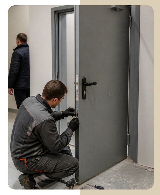 Ремонт противопожарной двери в Ахтубинске по цене 6731 р. | ДвериЛегко-Хтб