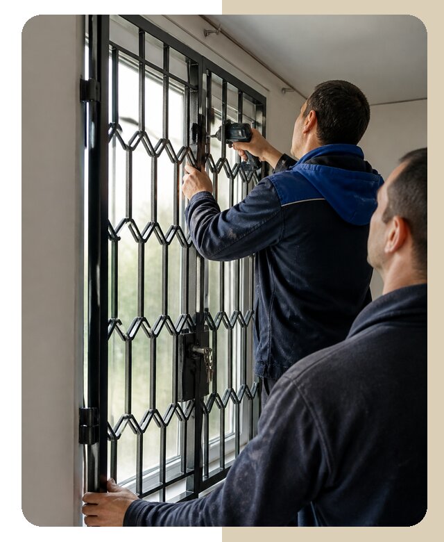 Установка распашных решеток в Ахтубинске цена от 6731 р. | ДвериЛегко-Хтб