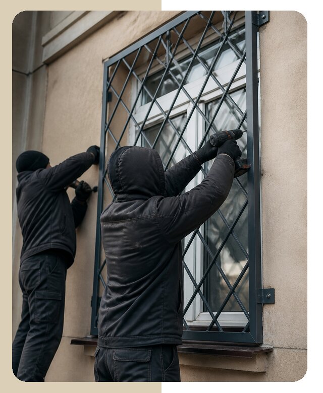 Установка антивандальных решеток на окна в Ахтубинске